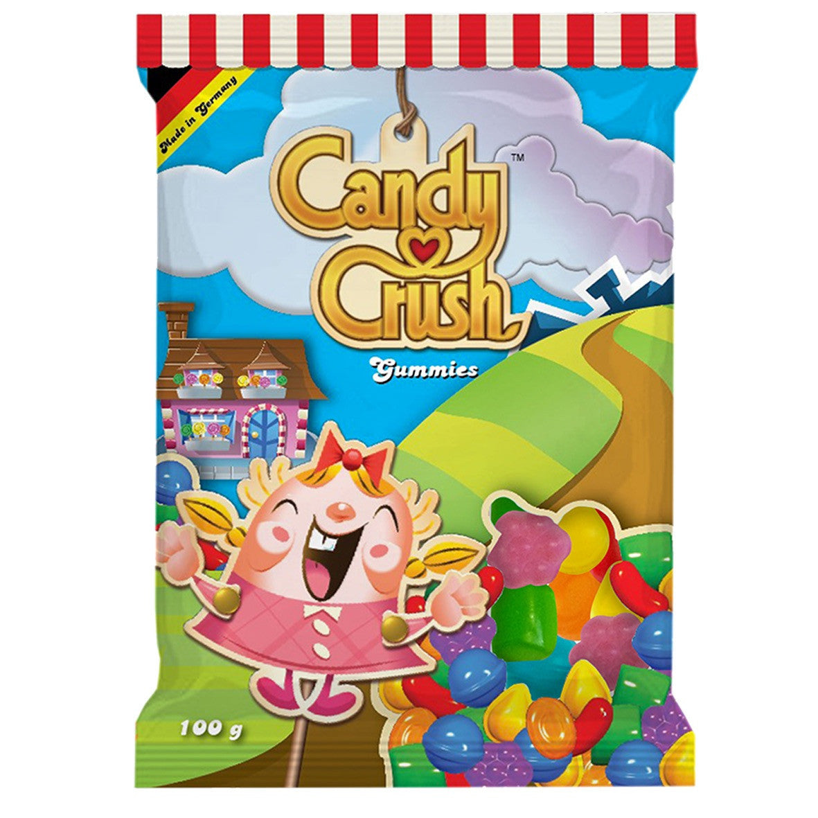 Candy Crush Fruit Flavored Gummy - 100g