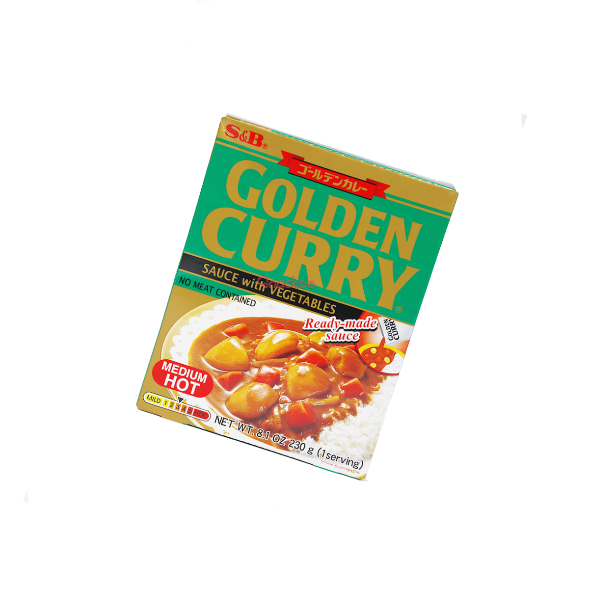 Medium Hot Golden Curry with Vegetables - 230g