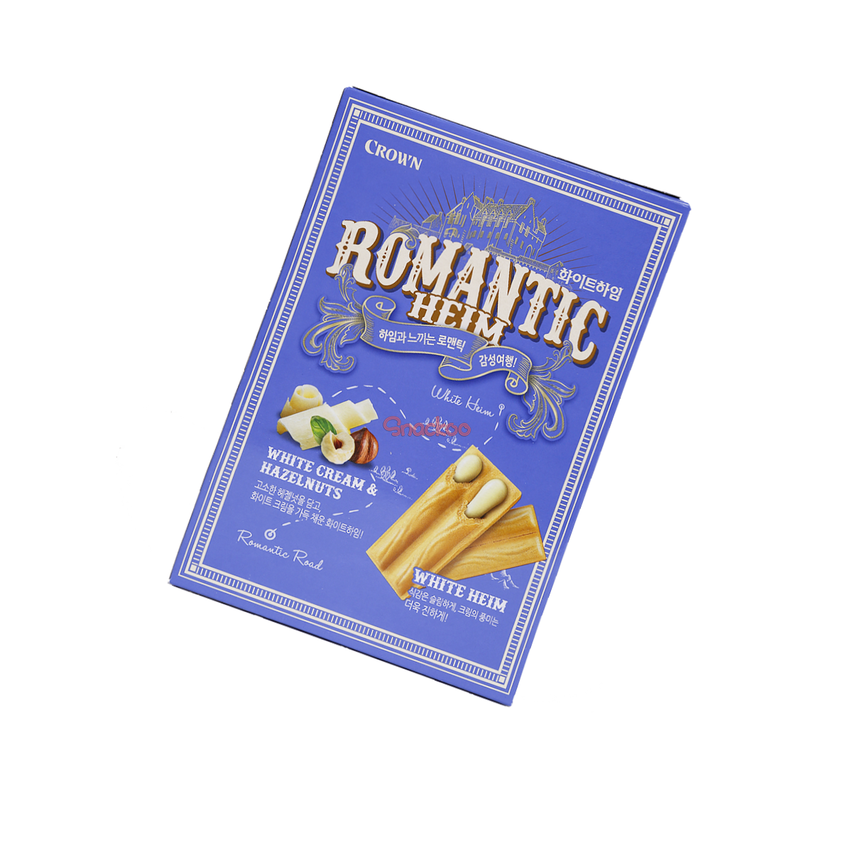 Romantic Heim White Cream Wafers with Hazelnuts - 142g