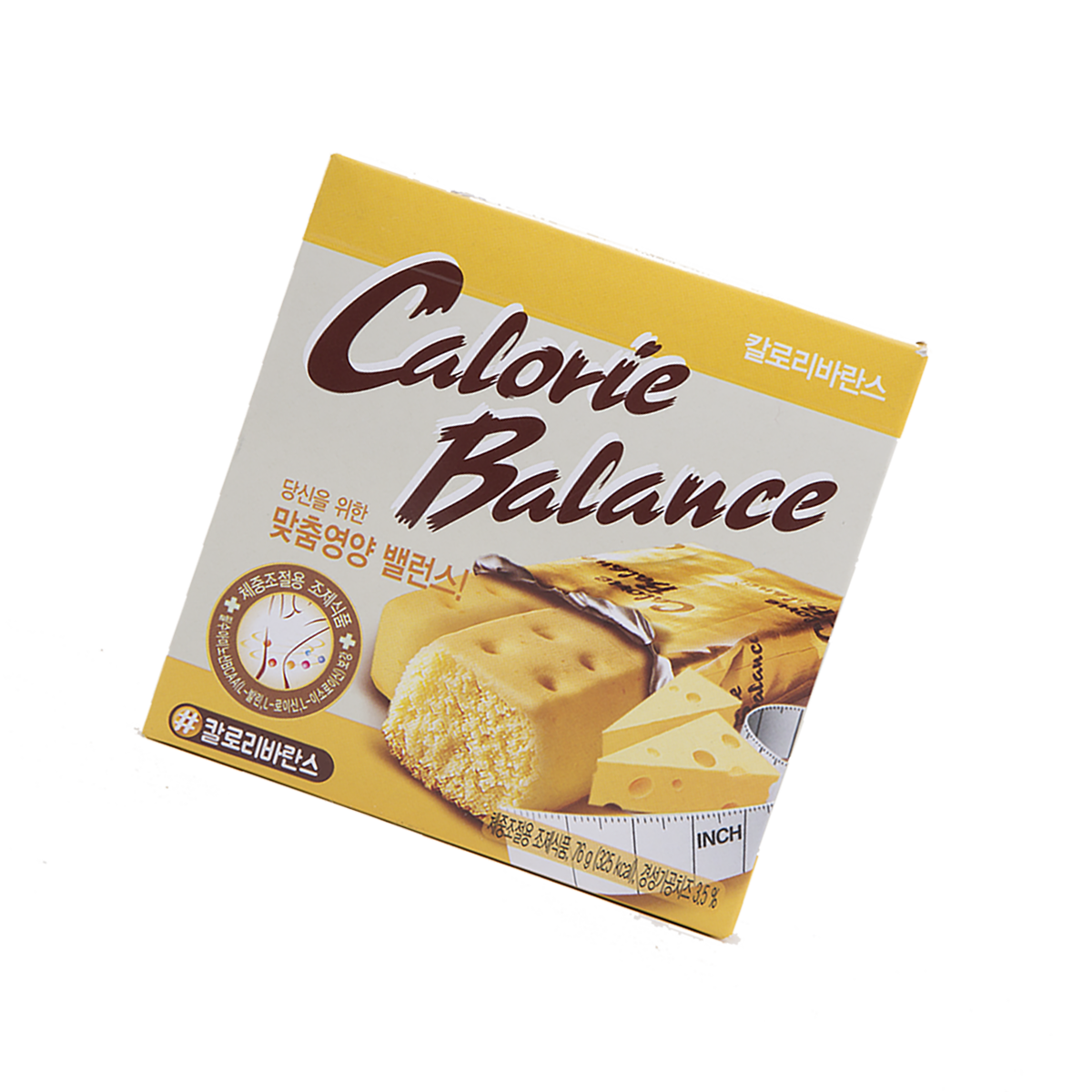 Haitai Calorie Balance Cheese Flavored Biscuit - 76g