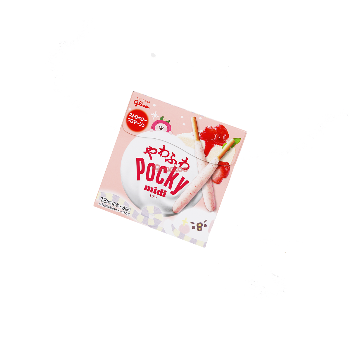 Pocky Midi Strawberry Biscuit Sticks (Limited) - 12 PCS