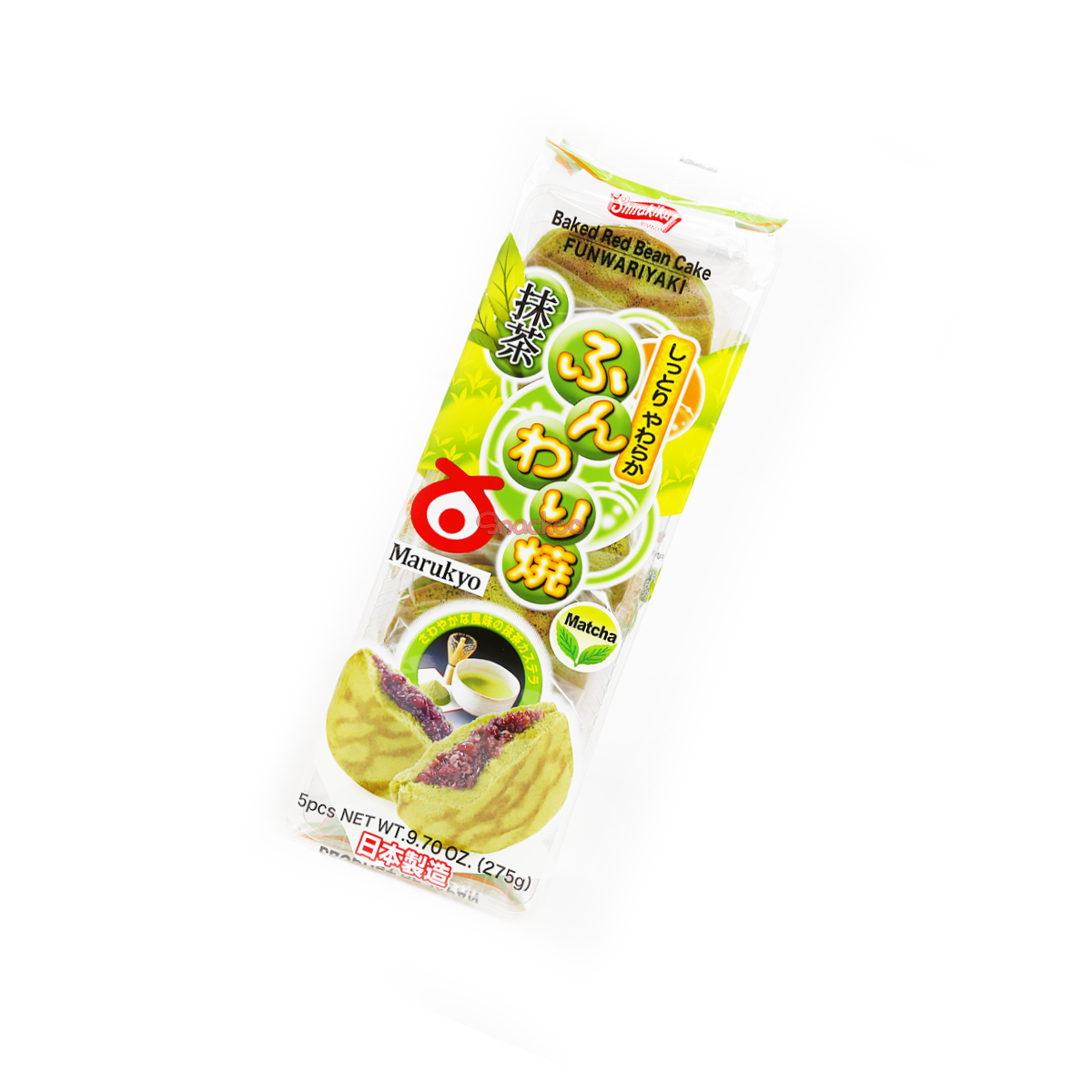 Marukyo Funwariyaki Matcha  - 5 PCS