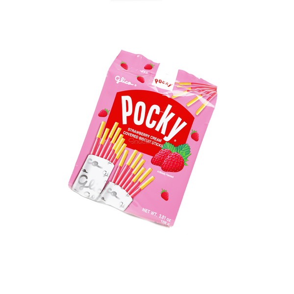 Pocky Strawberry Family Size -9 PCS