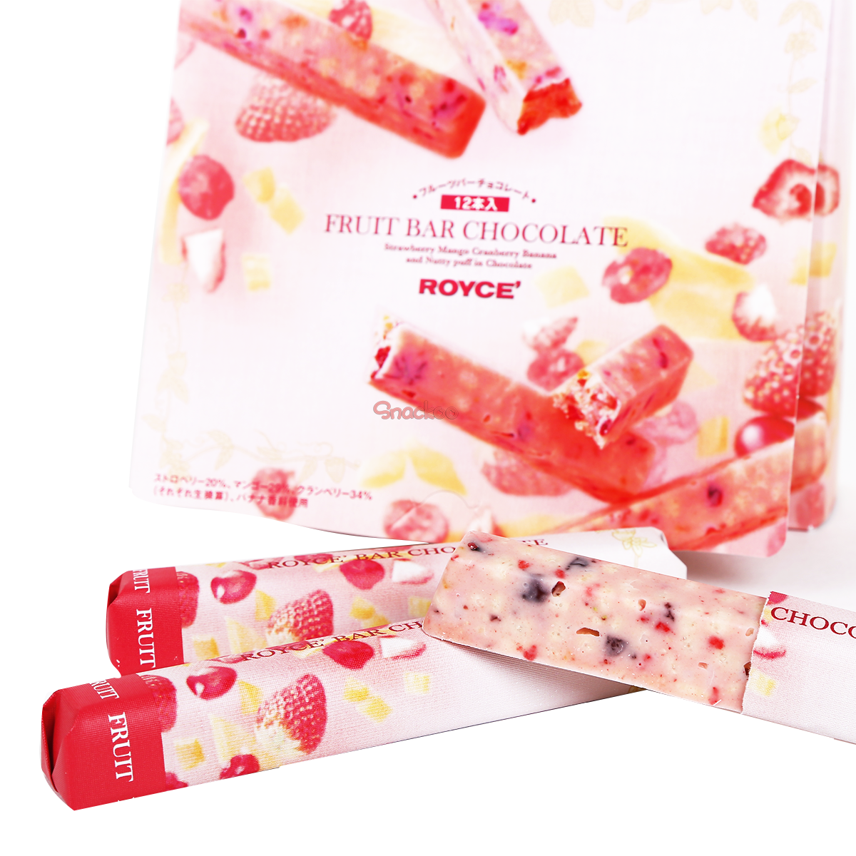 Royce Fruit Bar Chocolate - 12 PCS