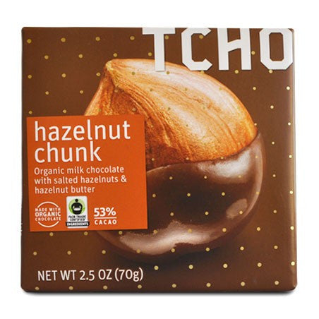 Tcho Milk Chocolate Hazelnuts Chunk - 70g