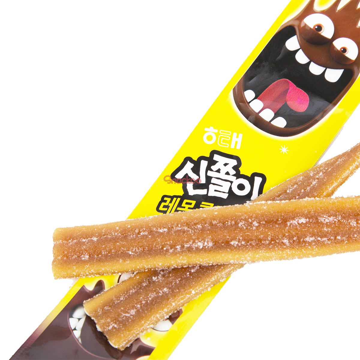 Haitai Korean Lemon Flavored Sour Candy Belt - 27G