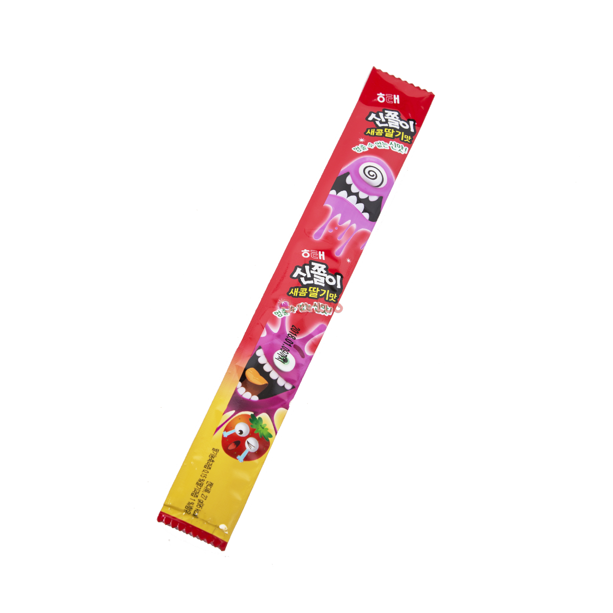 Haitai Korean Strawberry Flavored Sour Belt Candy - 27G